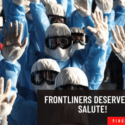 Watch: An Appreciation Speech Is Made For The Frontliners