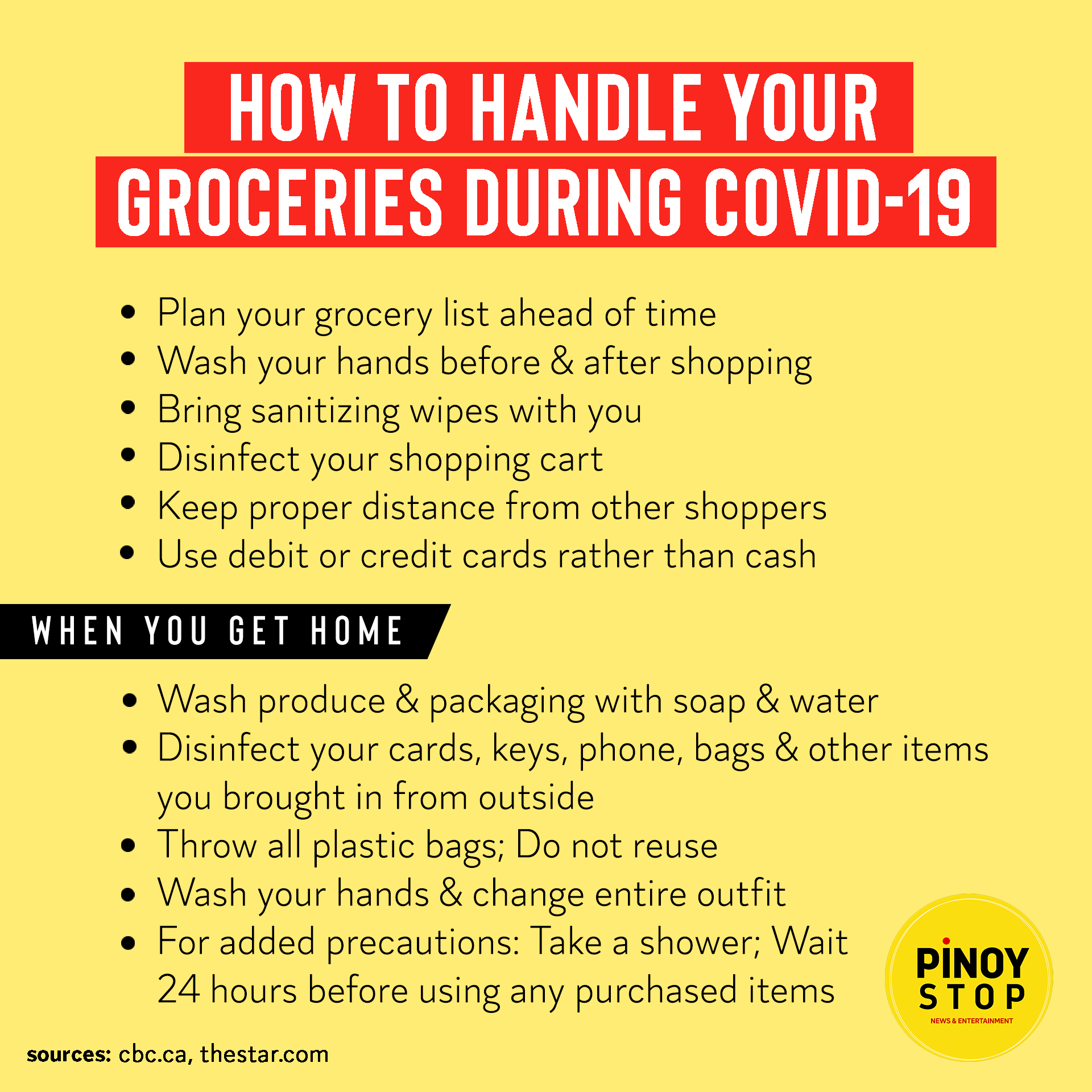 Safe Way Handling Grocery During Covid19 Corona Virus