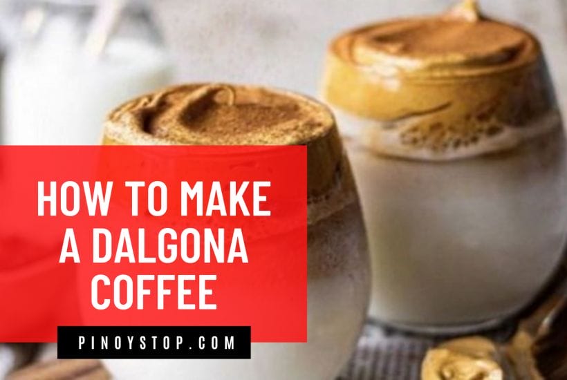 How to make a dalgona coffee