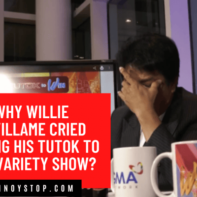 Why Willie Revillame Cried During His Tutok To Win Variety Show?