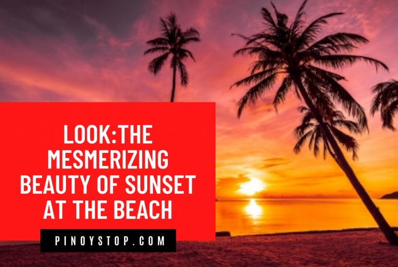 LOOK:The Mesmerizing Beauty Of Sunset At The Beach